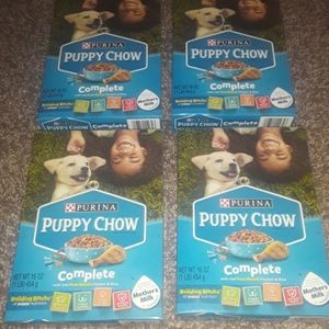 Purina Complete Puppy Chow Lot of 4 Boxes BRAND NEW SEALED Exp 4/23